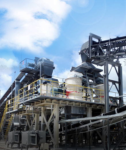 Stone crushing and screening plant