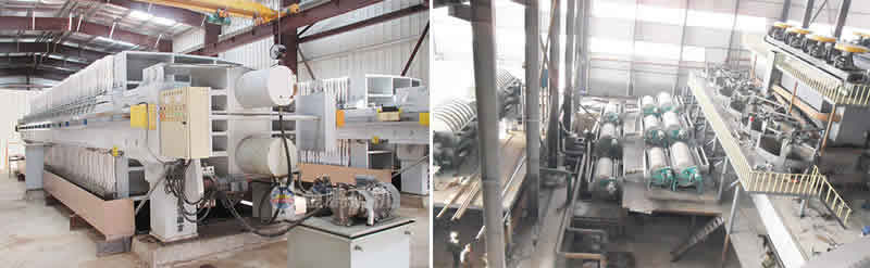 Magnetic separation plant